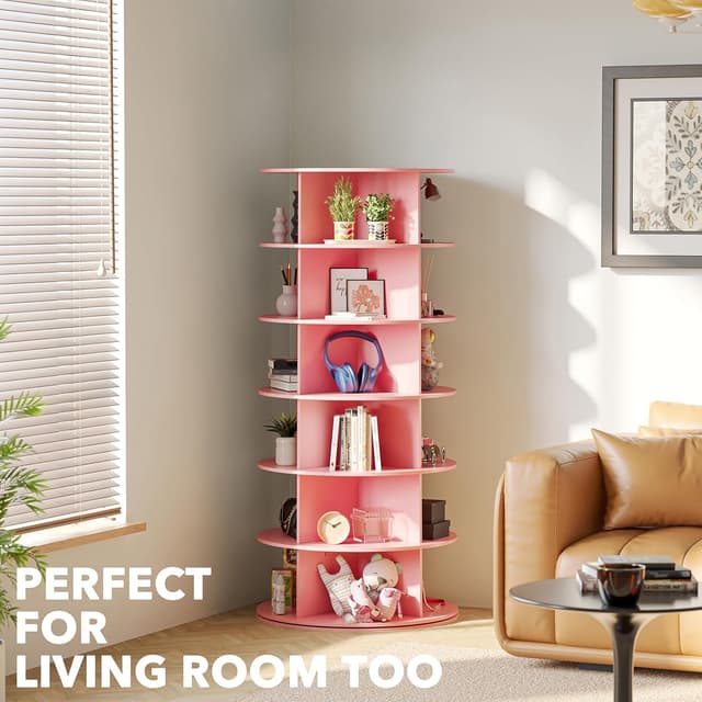 Detalle de SpaceAid 6-Tier rotating shoe rack 6 tiers