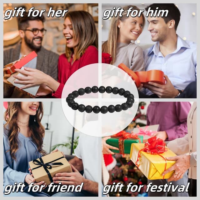 Thumbnail 5 de Sahoottie Crystal 8mm Bead Bracelet