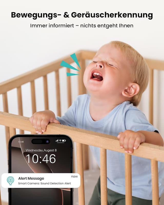 Thumbnail 4 de CAMSTRO 3K Innenkamera Überwachung