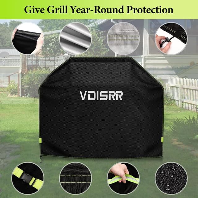 Thumbnail 6 de VDISRR Copri barbecue impermeabile 117×66×117 cm