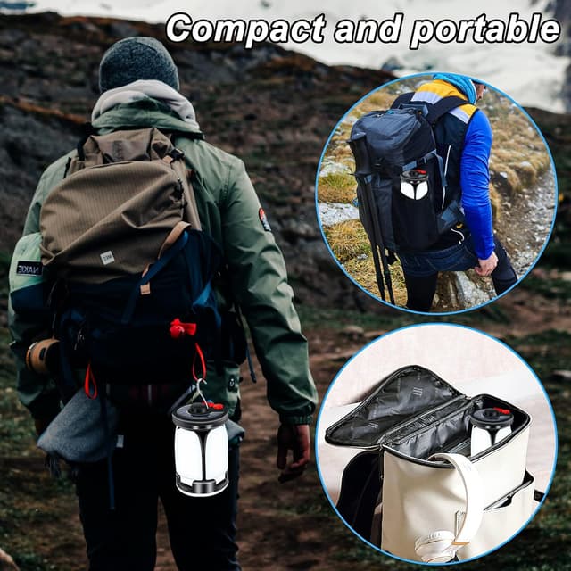 Thumbnail 6 de Camping Lantern LED 60-LED USB Solar