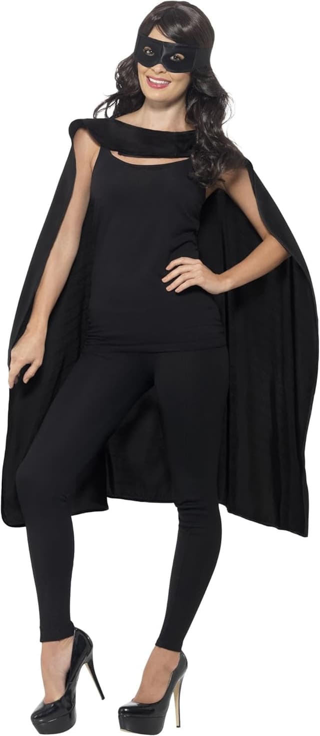 Thumbnail 5 de Smiffys Cape Red with Eyemask Icons & Idols Fancy Dress