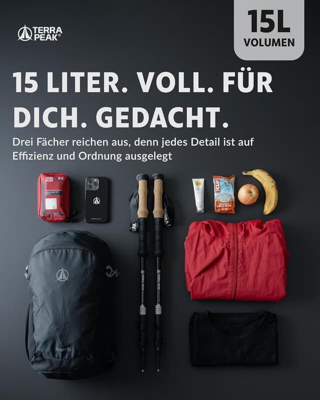 Detalle 2 de Terra Peak AREN 15 sac à dos randonnée 15L