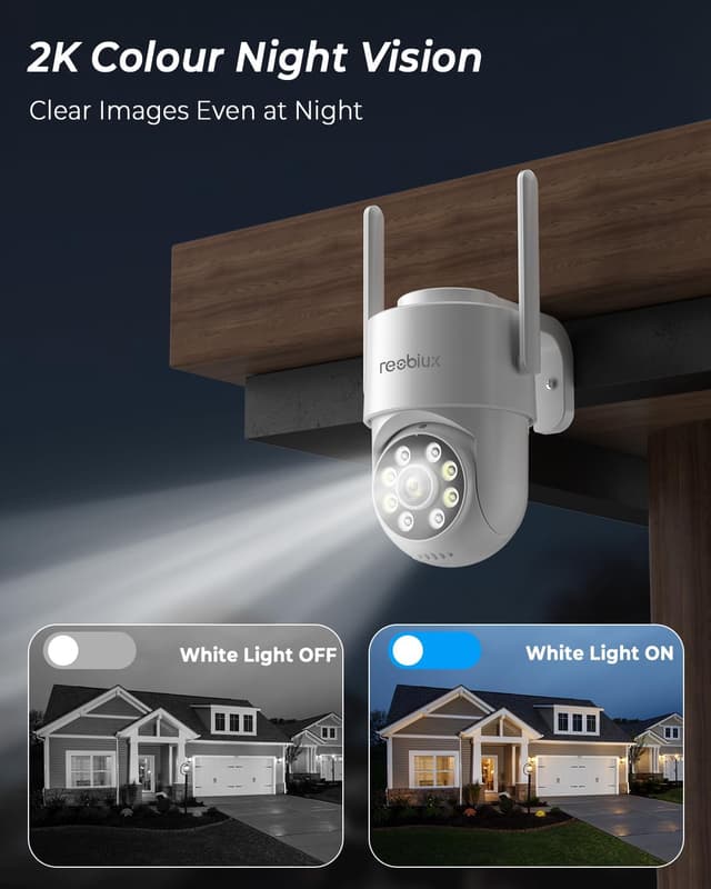 Thumbnail 4 de Reobiux 2K Outdoor Security Camera 30M