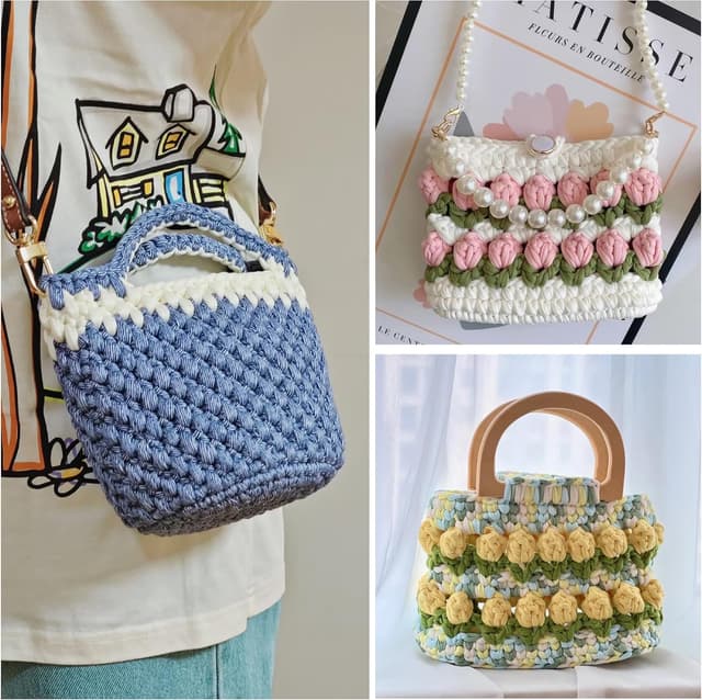 Thumbnail 4 de iEGrow T-Shirt Garn 400 g Jeansblau