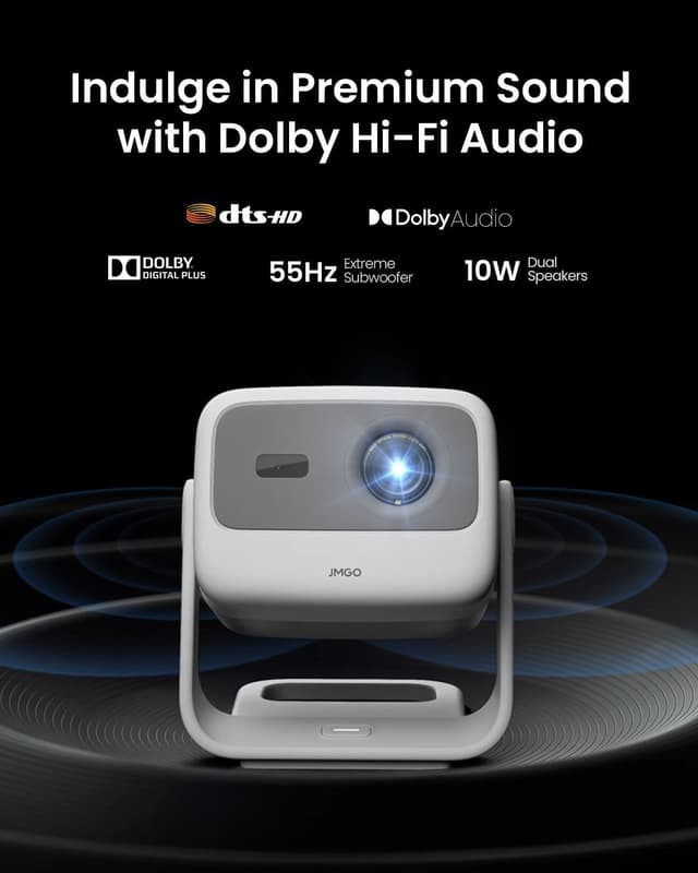 Thumbnail 6 de JMGO N1S 4K Mini Proiettore Portatile Triple Laser con Google TV, HDR10 e Autofocus