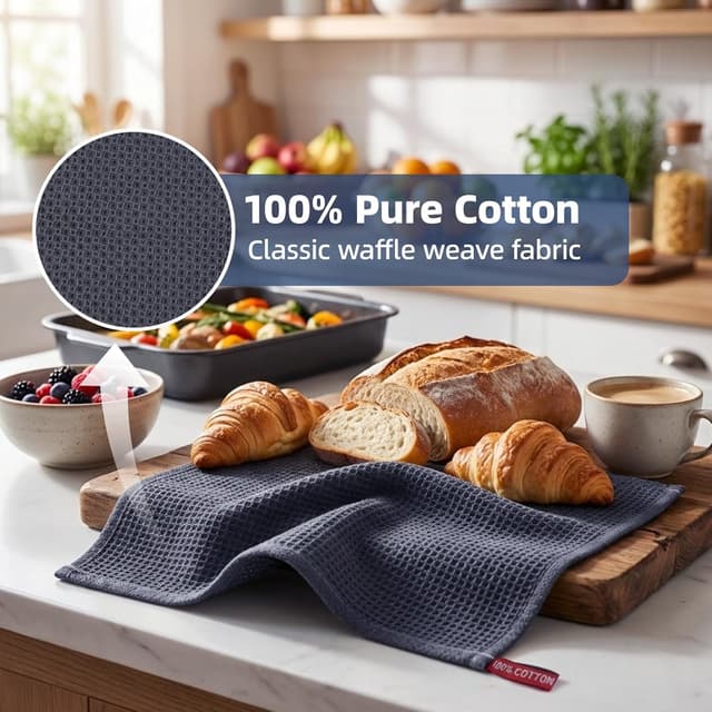 Thumbnail 2 de Carehabi Torchon Cuisine 6PCS 30x30cm