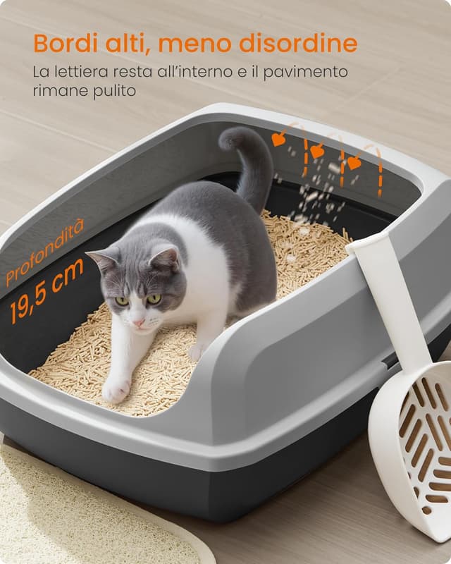 Detalle 1 de Feandrea Vassoio Lettiera XL Grigio Ardesia