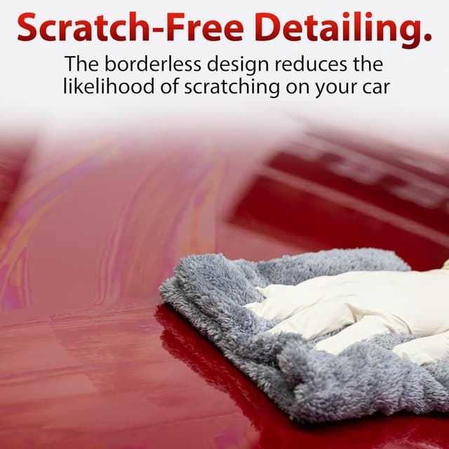 Thumbnail 5 de Adam's Borderless Grey Microfiber Towel 6-pack — 16 Inch cloths 🧽