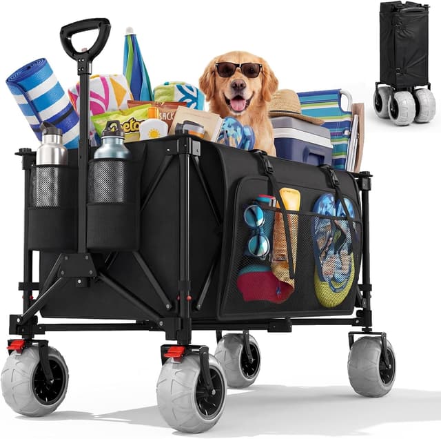 Imagen de JUMMICO Carrello Pieghevole Tutto-Terreno 200L en OfertitasTOP