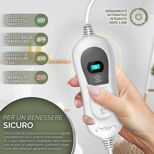 Thumbnail 2 de sinnlein Sottocoperta Elettrica 160x140 cm