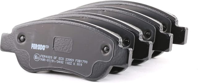 Detalle de Jeu de plaquettes de frein avant Ferodo FDB1790 (compatibles Toyota Aygo, Peugeot 107, Citroën C1)