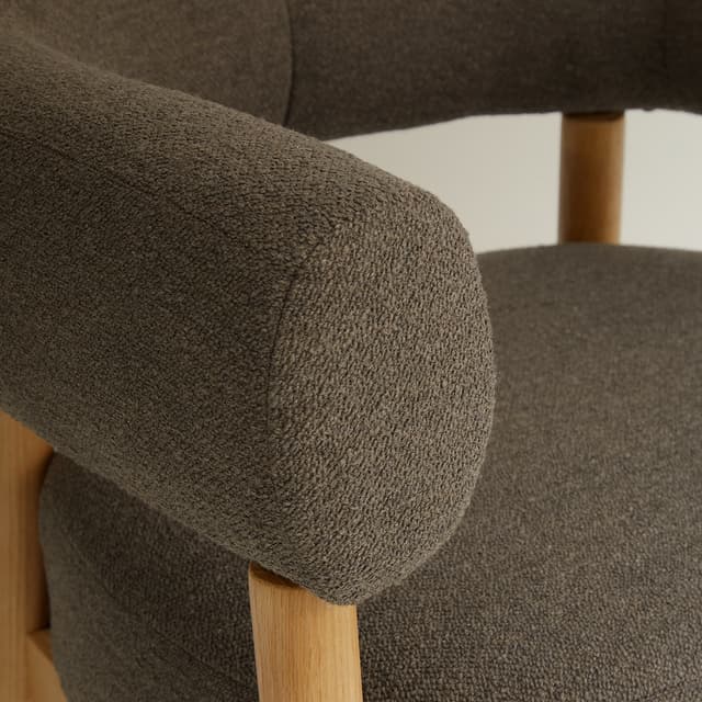 Thumbnail 5 de El Corte Inglés Room Butaca en tejido bouclé Nordic