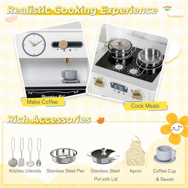 Detalle 2 de BRINJOY Cuisine en bois 3+ ans