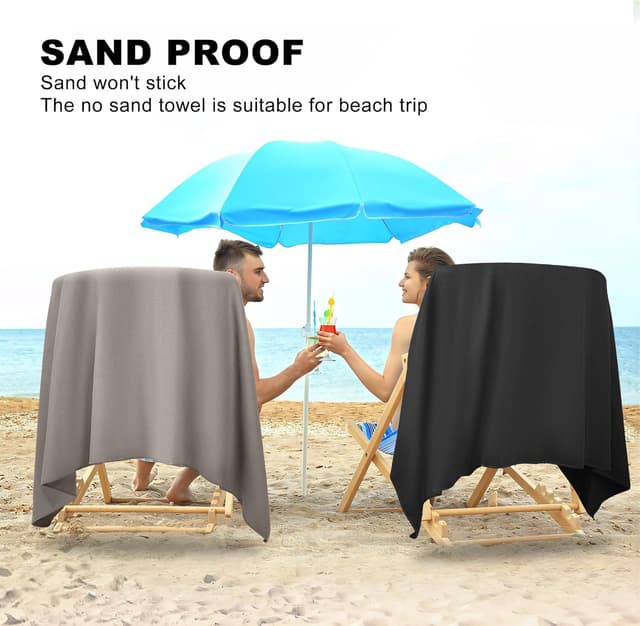 Thumbnail 5 de HiiPeak Microfibre Towel 2 pack 160x80cm