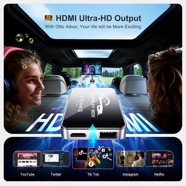 Thumbnail 4 de FAIMEE AI Box Wireless CarPlay Adapter 4GB