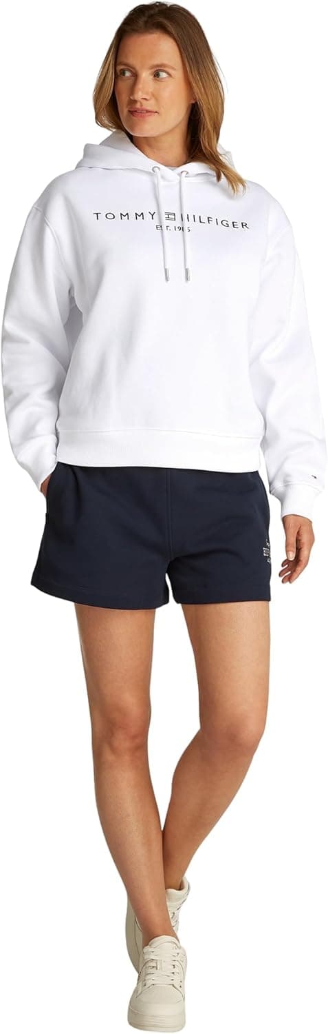 Detalle de Tommy Hilfiger Women’s Logo Hoodie for everyday comfort