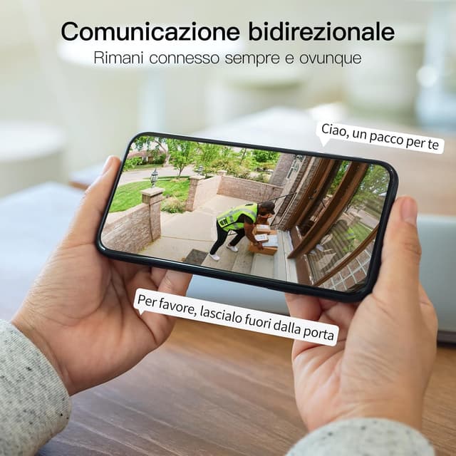 Thumbnail 6 de VIMTAG VIM TAG 2,5K telecamera Wi‑Fi interna/esterna con 2‑way audio, sirena e visione notturna a colori (2 pezzi)