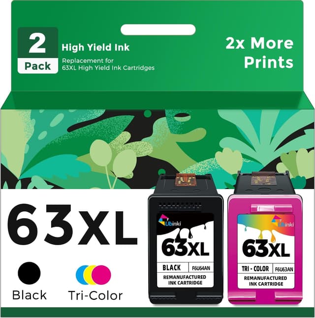 Detalle de 63XL Ink Cartridge 2-Pack for HP 🖨