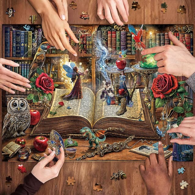 Thumbnail 3 de Puzzles 1000 Pieces Magic Book House 70x50cm