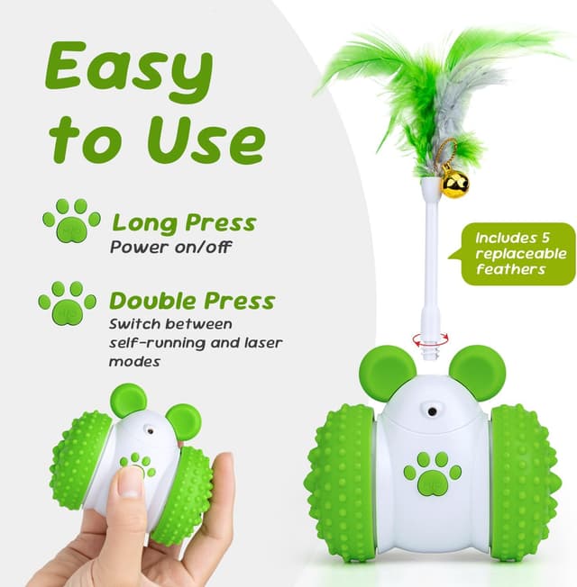 Thumbnail 6 de Mcbazel Giocattolo Automatico per Gatti 1000 mAh 🐾