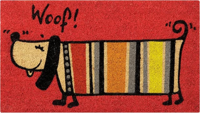 Detalle de Baroni Home zerbino ingresso in cocco dipinto a mano 70x40 cm con sfondo verde