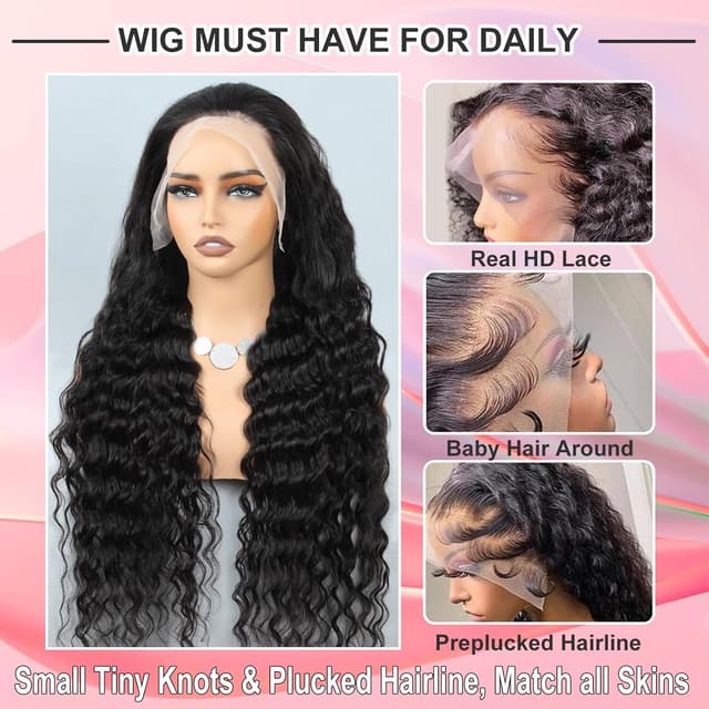 Thumbnail 5 de 28 Inch Loose Wave Lace Front Wig