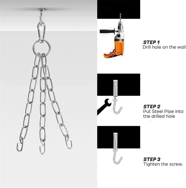 Thumbnail 5 de Sfeexun Sac de Boxe Suspendu 100–120 cm