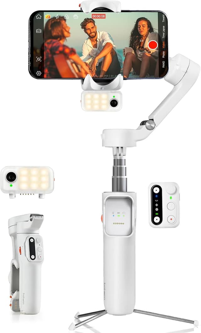 Detalle de Hohem iSteady V3 Stabilisateur Smartphone 3 axes avec AI-Tracker magnétique