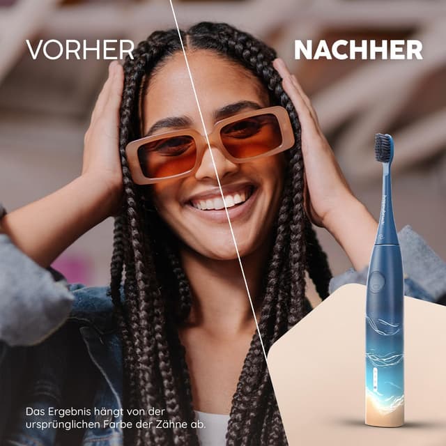 Thumbnail 6 de happybrush® Schallzahnbürste Eco Vibe 3 – elektrische Ultraschall-Zahnbürste mit 8-Wochen-Akku