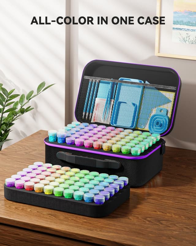 Thumbnail 1 de ARTDOT 120 Slots Storage Container for Diamond Art Kits