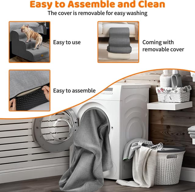 Thumbnail 4 de Gimars 3-step dog stairs 40cm high