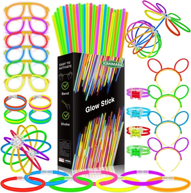 Imagen de Kimimara Bracelets Fluorescents 100 piĂšces đ en OfertitasTOP