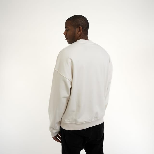 Detalle de Johnny Urban Carter Sweat oversize à col rond en coton (440 GSM) unisexe