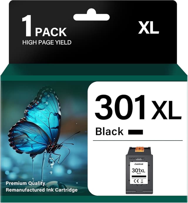 Detalle de 301XL Black Ink Cartridge 750 pages