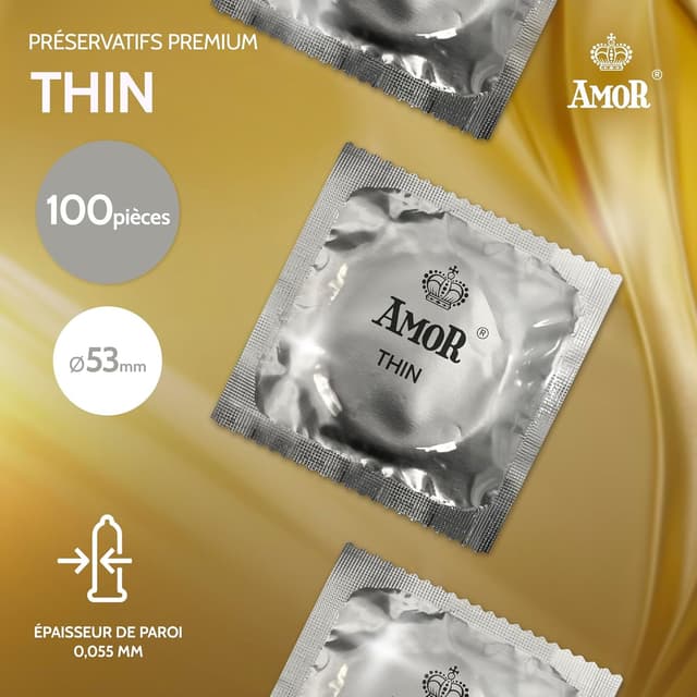 Thumbnail 1 de AMOR Premium Thin 0,055 mm Ø53 - Lot 100