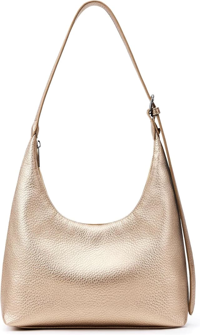 Detalle de KALIDI Damen Handtasche Schultertasche PU Leder Tote Bag Vintage Hobo mit verstellbarem Gurt (26 x 18 x 10 cm)