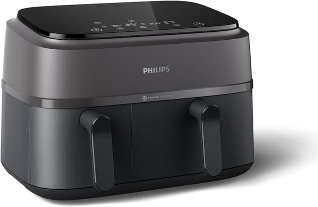 Detalle de Philips Airfryer Dual Basket Serie 3000 🍟 9L, Cocina saludable