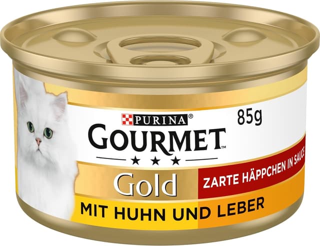 Thumbnail 6 de Gourmet Gold Zarte Häppchen Katzenfutter 85 g 🐱