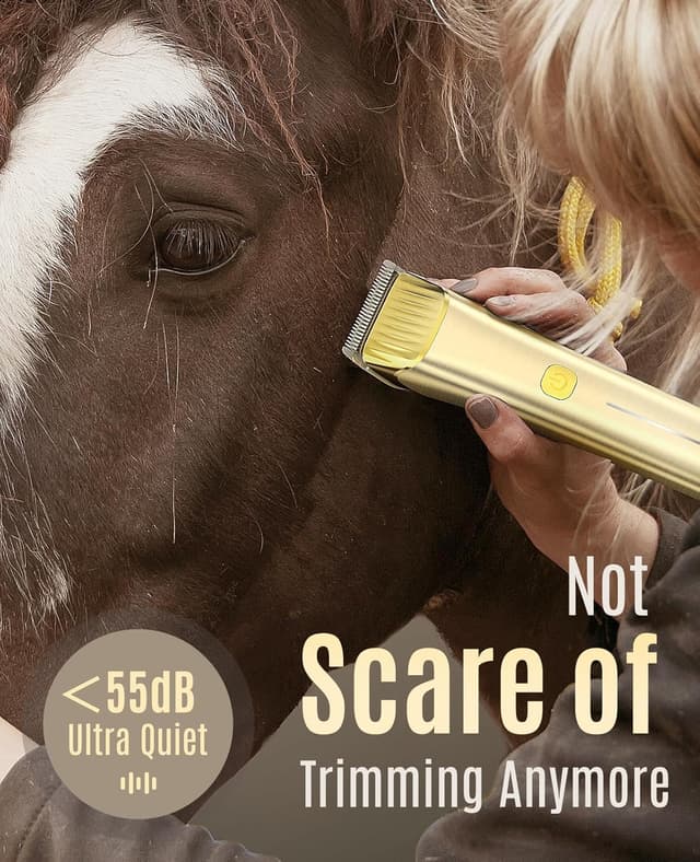 Detalle de oneisall Horse Clippers cordless groomer for thick coats ✂