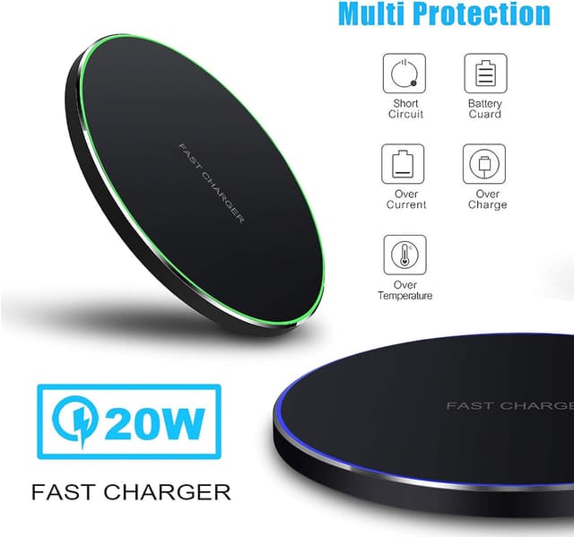 Detalle de 20W Wireless Charging Pad, fast charger