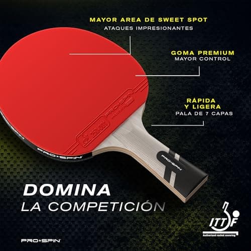 Thumbnail 1 de Raquette PRO-SPIN Elite, 7 couches ⚙