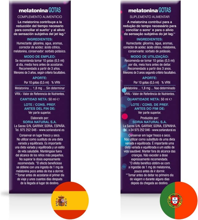 Thumbnail 5 de Soria Natural Melatonina Pura Gotas 1.8 mg