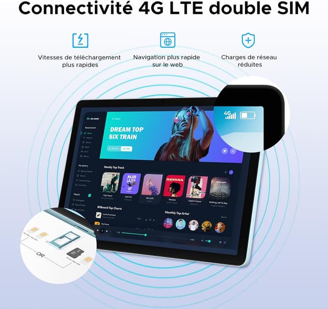 Thumbnail 1 de DOOGEE Tab G6 Android 16, 11 pouces, 8000 mAh ⚙