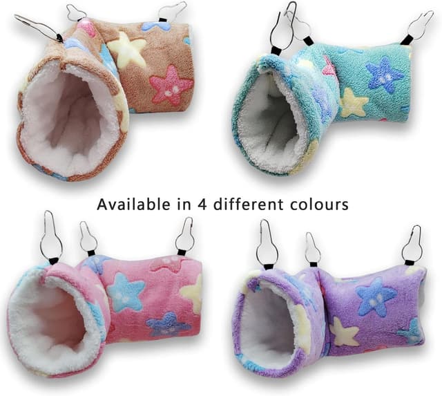 Detalle 2 de QeeHeng Hängematte-Tunnel für Kleintiere 50 x 15 cm