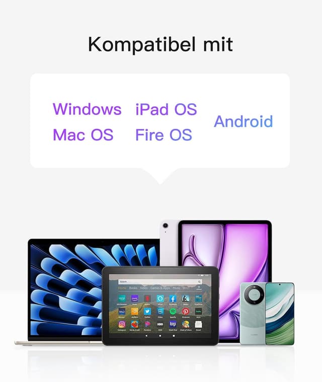 Thumbnail 4 de Inateck KB01105 Tablet Tastatur 228 g