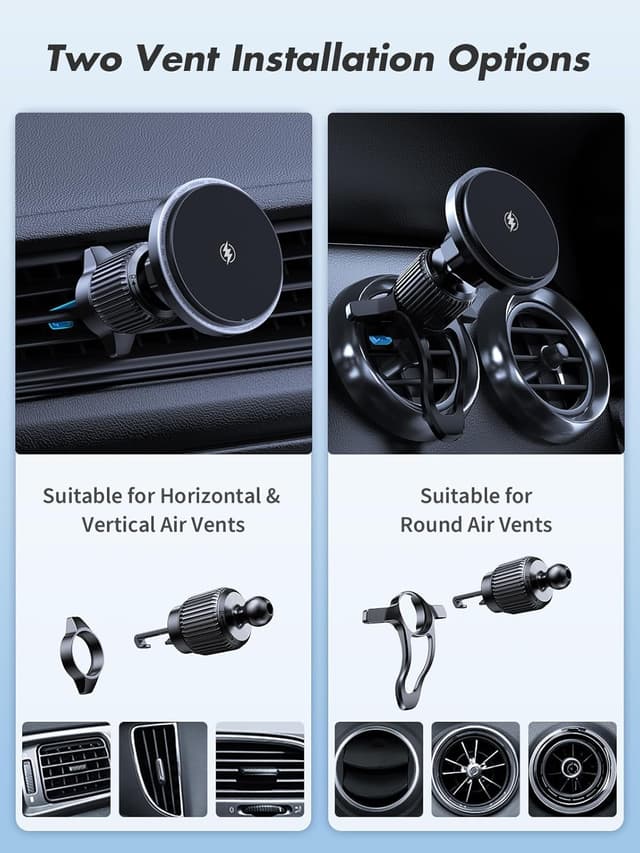 Thumbnail 5 de Rolgno Car Phone Holder 15W wireless charger
