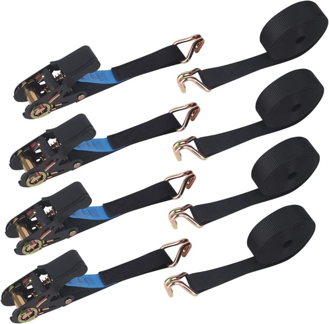 Imagen de 4 Stück Spanngurte mit Ratsche 6 m x 25 mm en OfertitasTOP