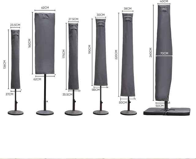 Thumbnail 6 de Sekey Carcasa Gris para Sombrilla 350 cm ☂