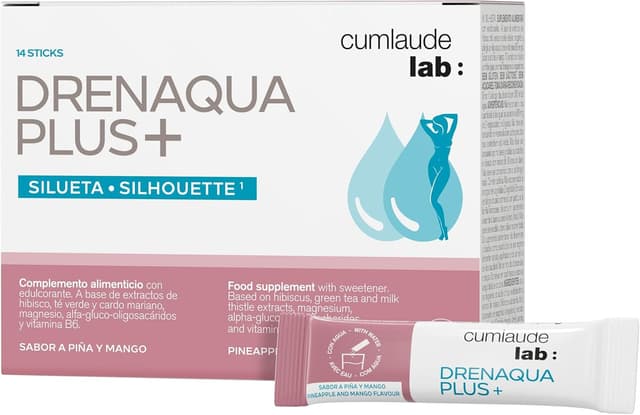 Thumbnail 1 de Cumlaude Lab Drenaqua Plus+ 14 sticks, drenaje y retención de líquidos 💊